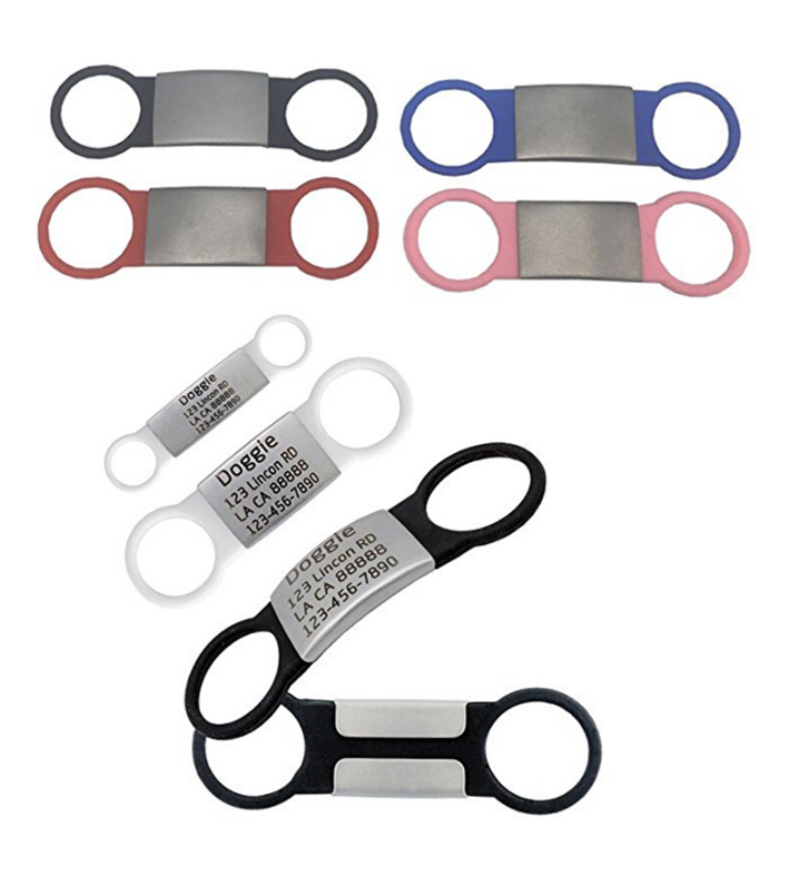 Personalized QR code pet ID tag scannable